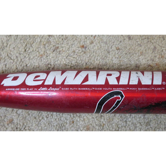 DeMarini VooDoo 25" 14oz Teeball Baseball Bat VDT12 -11 BPF 1.15 Red - NEW GRIP - Picture 8 of 9